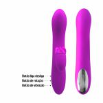 *Vibrador Buck C/ Saliência Em Helice VP (PG051-15293) - Roxo