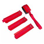 *Kit Bondagem e Venda em Pelúcia (KBOV101-ST638) - Vermelho