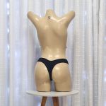 Calcinha Fio Duplo Íntima Delas (ST868) - Preto