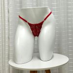 Calcinha Para Personalização Com Tira Removível (TO031) - Vermelho