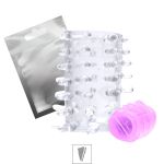 *Meia Capa Peniana Com Vibro 5,5cm SI (1021) - Translúcido