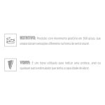 *Prótese 15x14cm Rotativa Em Cyberskin Com Vibro VP (PE052) - Bege
