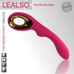 *Vibrador Lealso Recarregável VP (LY007-5298-ST235) - Rosa