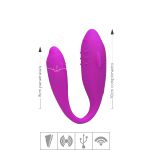 *Vibrador De Luxo Para Casal Boyo Formato De Golfinho VP (CD013-ST303) - Roxo