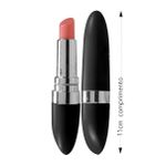 Vibrador Formato De Batom VP (MV017-ST380) - Preto