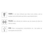 *Vibrador Nancy Duplo 20 Vibrações Recarregável VP (DB011-ST388) - Rosa