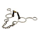 Bridão 3 Argolas Inox com Salivador