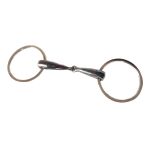 Bridão Argolão Inox com Bocal de Ferro