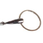 Bridão Argolão Inox com Bocal de Ferro