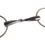 Bridão Argolão Inox com Bocal de Ferro
