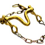 Freio Tostão Metal Amarelo