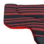 Manta Meia Aba Xadrez Vermelho e Preto - Vermelho