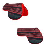 Manta Meia Aba Xadrez Vermelho e Preto - Vermelho