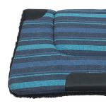 Manta Quarto De Milha Xadrez Azul Claro e Preto
