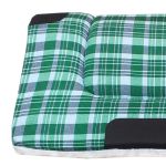 Manta Quarto De Milha Xadrez Verde Claro e Branco