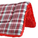 Manta Quarto De Milha Xadrez Vermelho