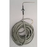 Cabo Sensor Temperatura Tipo "K" 25 metros com Conduíte Metálico para Termômetro Secador KT