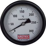 Termômetro para Secador 100mm - 0 a 300ºC - 30cm 