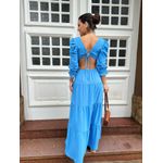 Vestido Aberto Zafira azul