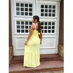 Vestido Amarelo Longo Laura