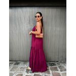 Vestido Longo Sasha Bordô
