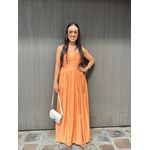 vestido luiza laranja