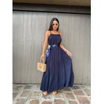 Vestido Longo Sasha Azul Marinho