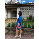 Kimono Azul Floral