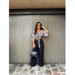 Blusa Camile Preta e Off