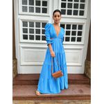 Vestido Aberto Zafira azul
