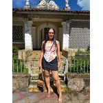 Blusa Ariela Bege Floral