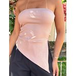 Blusa Assimétrica Nude