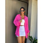 Camisa Letras Rosa