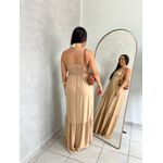 Vestido Eleonora Bege