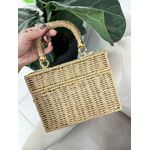 Bolsa Palha Bege