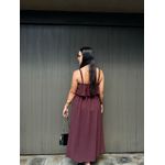 Bata Borro Chic Dalila Marrom Escuro