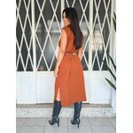 Vestido Tricot Caramelo