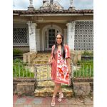 Vestido Curto De Manga