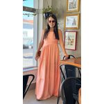 vestido luiza laranja claro 