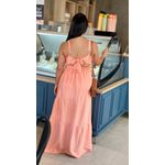 vestido luiza laranja claro 