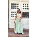 Vestido Longo Florença Verde Agua 