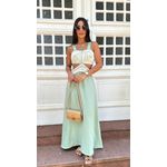 Vestido Longo Florença Verde Agua 