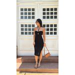 Vestido Paola Preto de Tricô Modal