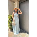 Vestido Grécia Listrado verde 