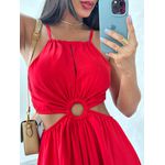 Vestido Longo Vermelho Bruna