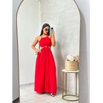 Vestido Longo Vermelho Bruna