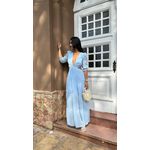 Vestido Celena Azul Bebê