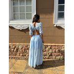 Vestido Celena Azul Bebê