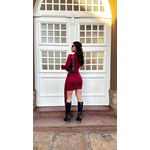 Vestido Larissa Vinho