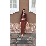 Conjunto Isabella Marrom